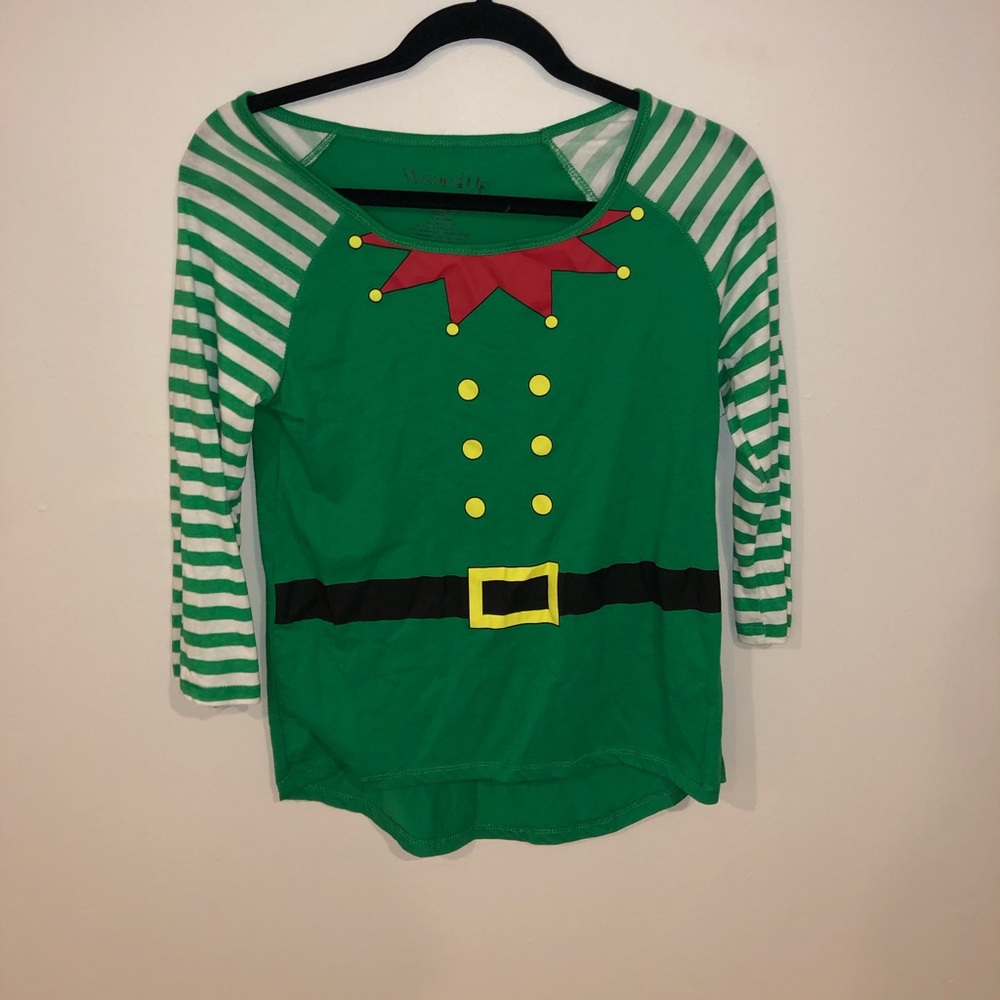 3/4 sleeve elf shirt